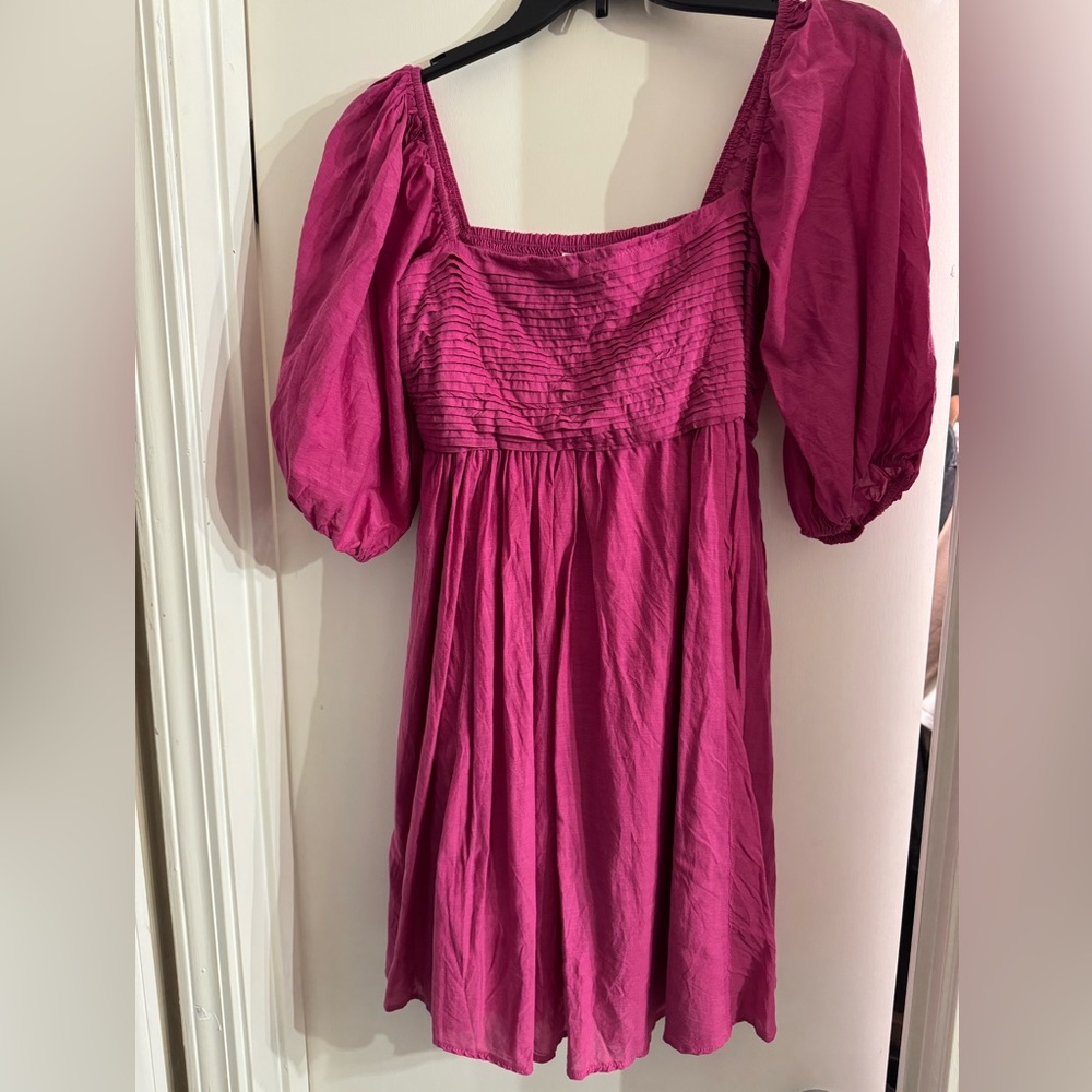 Abercrombie Emerson Puff Sleeve Mini Dress MT